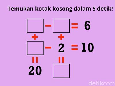 Jangan Ngaku Jago Matematika kalau Tak Bisa Jawab Soal Ini Hitungan Detik!