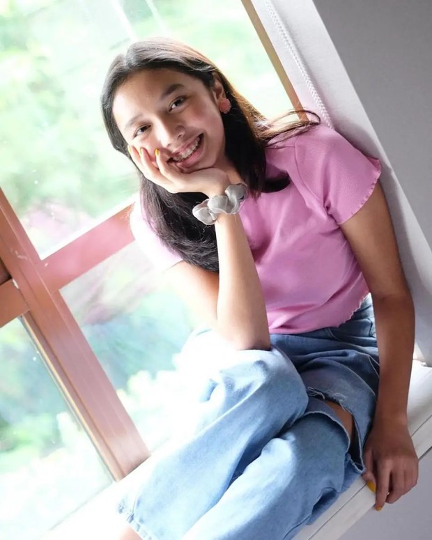 Foto Lyrics Syabila Mu Saqeena/Foto: Instagram @meisya__siregar