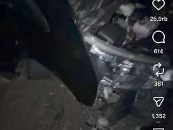 Mobil Personel dan Kru NDX AKA Kecelakaan di Kemranjen Banyumas