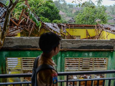 Perpustakaan Sekolah di Serang Ambruk, Aktivitas Belajar Terganggu