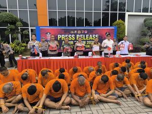 136 Bandit di Gresik Disikat Sepanjang 2025, Ini Rinciannya