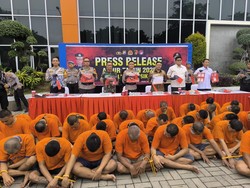 136 Bandit di Gresik Disikat Sepanjang 2025, Ini Rinciannya