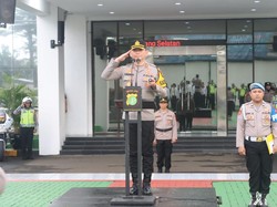 Polres Tangsel Gelar Apel Operasi Lilin, Pastikan Kesiapan Pelayanan Nataru