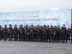 Apel Operasi Lilin 2025 di Monas, 146 Ribu Personel Gabungan Amankan Nataru