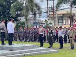 250 Personel TNI-Polri Disiagakan Amankan Natal dan Tahun Baru di Bitung