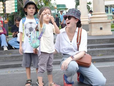 Foto Liburan Keluarga Kimberly Ryder di Dufan, Ancol