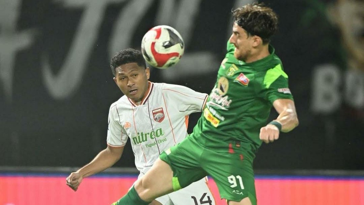 Persebaya mampu menahan Borneo FC 2-2. Foto: Dok Borneo FC Samarinda