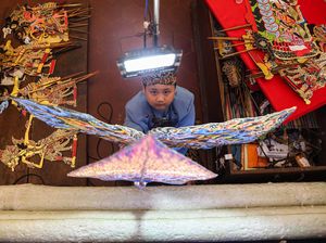 Dalang Cilik Ramaikan Wayang Anak Bangsa di Kota Lama Semarang