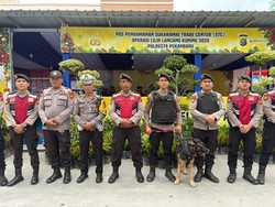 Polda Riau Siagakan Anjing Pelacak Perketat Keamanan Gereja hingga Mal