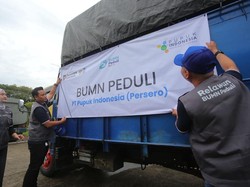 Pupuk Indonesia Kirim Bantuan Tandon Air Bersih dan 50 Relawan ke Aceh