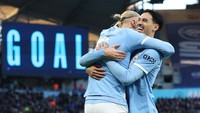 Man City Ungguli West Ham 2-0 di Babak Pertama
