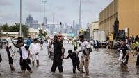 Hujan dan Badai Landa Dubai, Jalanan Banjir-Penerbangan Dibatalkan