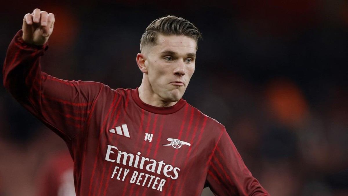 Striker Arsenal Viktor Gyokeres baru mencetak lima gol di Premier League musim ini (Foto: Action Images via Reuters/Andrew Couldridge)