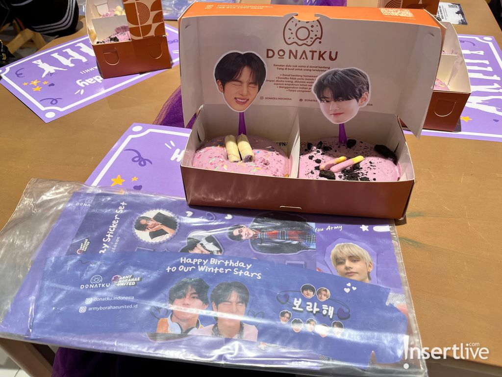 A Purple Birthday for Jin & V BTS