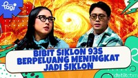 Bibit Siklon 93S Berpeluang Meningkat Jadi Siklon