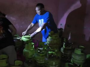 Polisi Gerebek Kontrakan Disulap Jadi Tempat Oplos Gas Elpiji di Cileungsi Bogor
