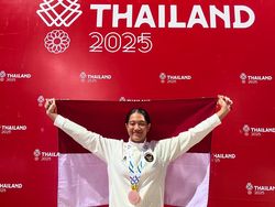 Polwan Ipda Jeanette Raih Perunggu di Cabor Polo Air Putri SEA Games