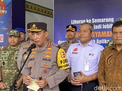 Kapolri Cek Stasiun Tawang, Mitigasi Lonjakan Pemudik-Cuaca Ekstrem di Jateng