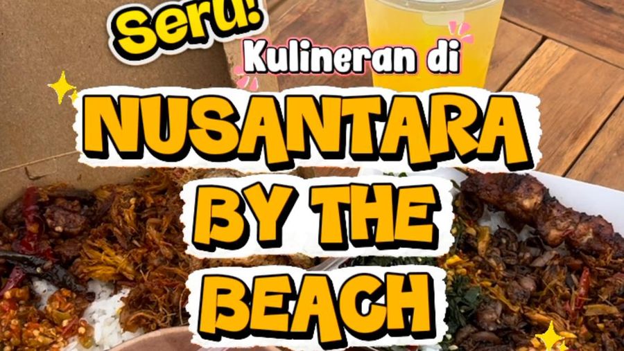 Video: Kulineran Nasi Kampung Bali dan Es Pisang Ijo di Pinggir Pantai