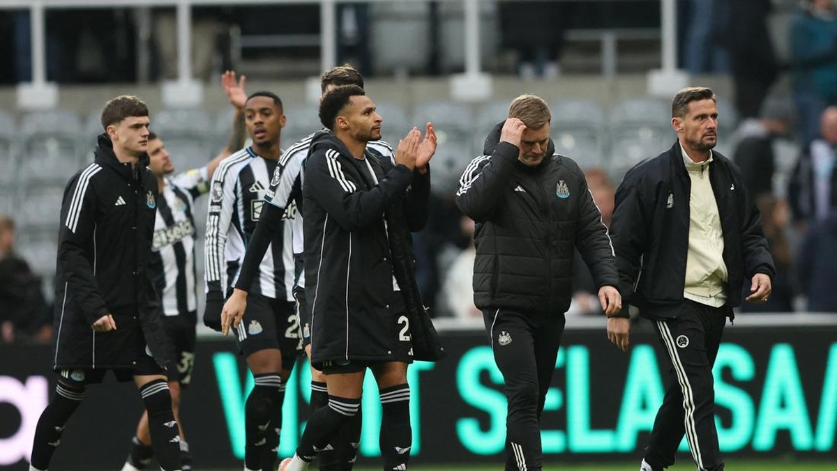 Newcastle United paling banyak buang poin dari posisi unggul musim ini. (REUTERS/Scott Heppell)