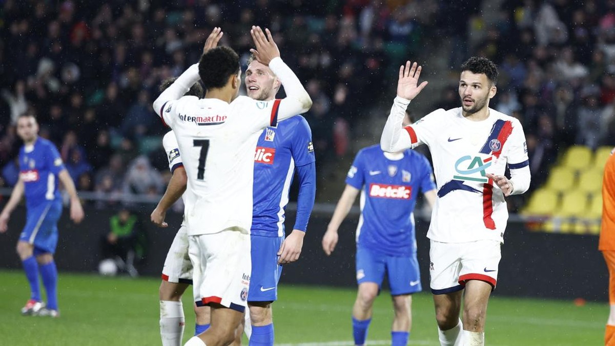 Hasil Vendee Fontenay Foot vs PSG di Piala Prancis. (Foto: dok. Twitter/@PSG_Inside)