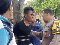 Gagal Gondol Tas, Copet Bangkalan Diikat Warga di Pohon