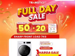 Mesin Cuci Front Load 7KG Hanya Rp 4 Jutaan di Transmart Full Day Sale