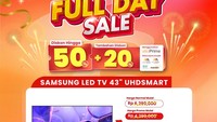 LED TV 43 Inch di Transmart Full Day Sale Diskon Jadi Cuma Rp 3 Jutaan