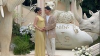 8 Foto Gender Reveal Alyssa Daguise-Al Ghazali Bertema Safari, Bumil Memukau!