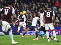 Aston Villa Vs MU 1-1 di Babak Pertama