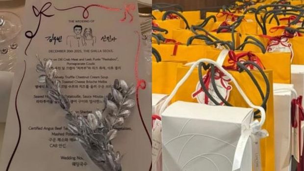 Dekorasi hingga souvenir pernikahan Kim Woo Bin dan Shin Min Ah