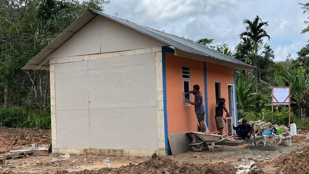 Hunian sementara korban bencana di Taput (dok. BNPB)