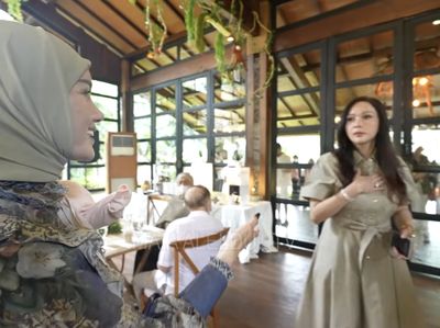 Momen Mulan Jameela Hampiri Maia Estianty di Gender Reveal Alyssa Daguise