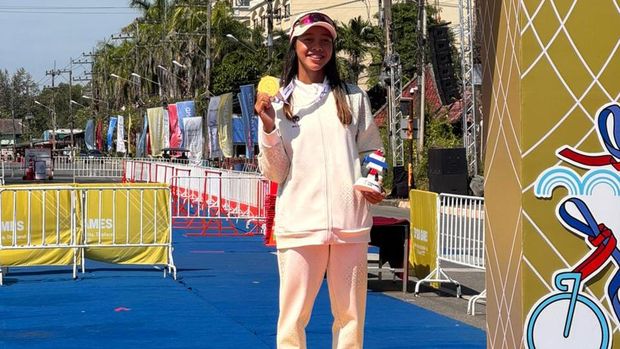 Martina Ayu Pratiwi saat tampil di SEA Games 2025. Dok. Martina Ayu Pratiwi