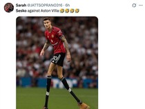 Meme MU Dihajar Aston Villa, Sesko Dirujak Netizen