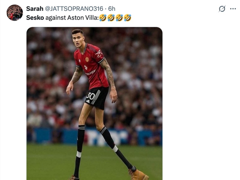 meme manchester united,meme mu,meme,meme sepakbola,aston villa vs manchester united,aston villa vs mu,aston villa vs man united,premier league,liga inggris,benjamin sesko