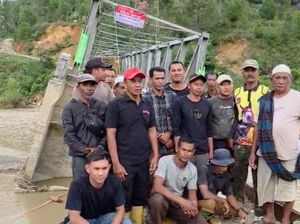 Warga Apresiasi Polri Rampungkan Jembatan Darurat di Gayo Lues Aceh