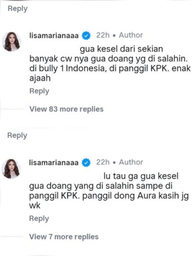 Diduga Ada Pihak Lain Terima Duit dari RK, Lisa Mariana: Panggil Dong Aura Kasih