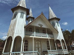 Wajah GKE Imanuel Mandomai, Gereja Tertua di Kalimantan