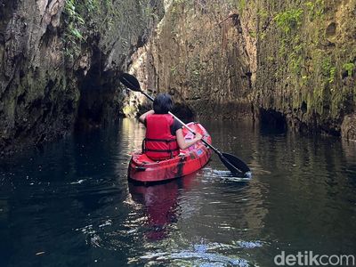 Potret Liburan di Gua Gumantung, Vibesnya Seperti di Film Avatar