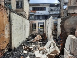 Penampakan Rumah di Permukiman Padat Grogol Petamburan Jakbar Ludes Terbakar
