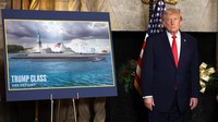 Trump Umumkan Kelas Kapal Perang AS Baru yang Dinamai Namanya Sendiri