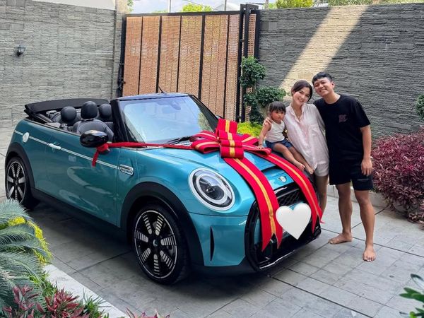 Bella Bonita Dapat Kado Ultah Mobil MINI Cabrio Edisi Spesial dari Denny Caknan