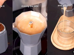 Super Simple! Begini Trik Bikin Latte Hanya dengan Moka Pot