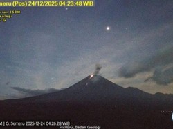 Semeru Erupsi Pagi Ini, Letusan Capai 900 Meter Disertai Gemuruh