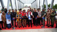 Jembatan Sungai Malake Resmi Beroperasi, Akses Sidrap-Wajo Jadi Lebih Cepat