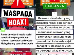 Viral Video Relawan Malaysia Disambut Setiba di Aceh, Kemenkes Ungkap Faktanya