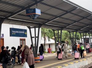 Libur Nataru, Stasiun Kertapati Palembang Dipadati Pemudik