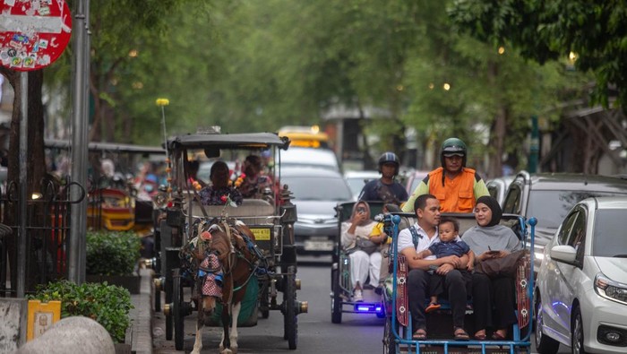 Suasana Malioboro di Kota Jogja.