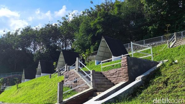 Pesona Tebing Batu dan Hutan Pinus Woodlands Kuningan di Musim Liburan